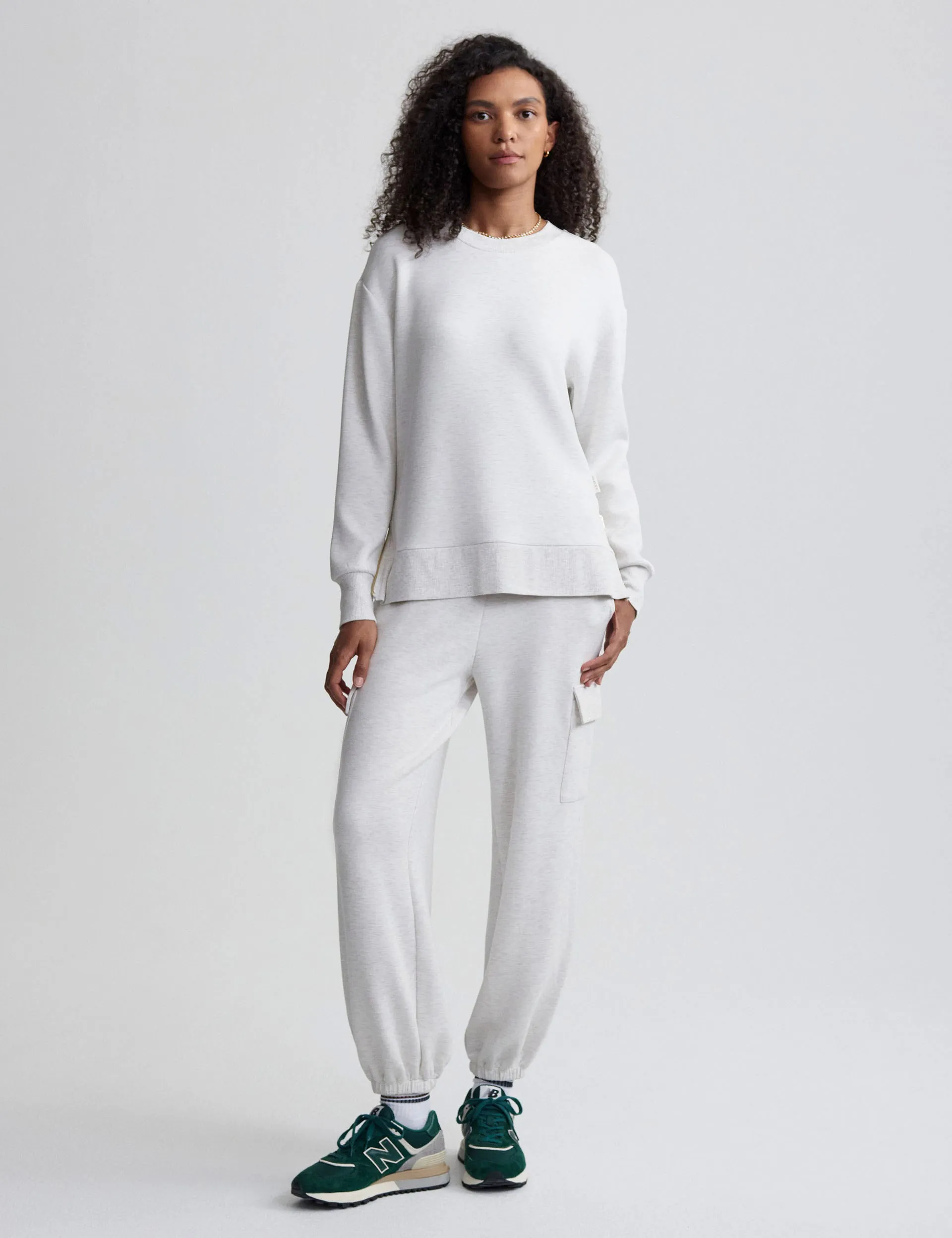 Gabriella Sweat - Elfenbein Marl
