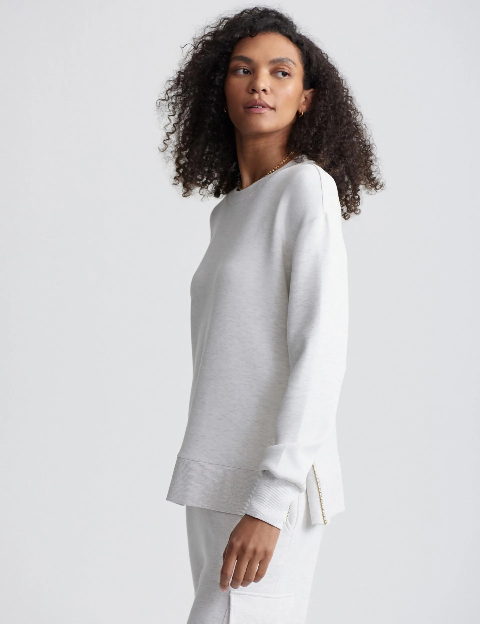 Gabriella Sweat - Elfenbein Marl