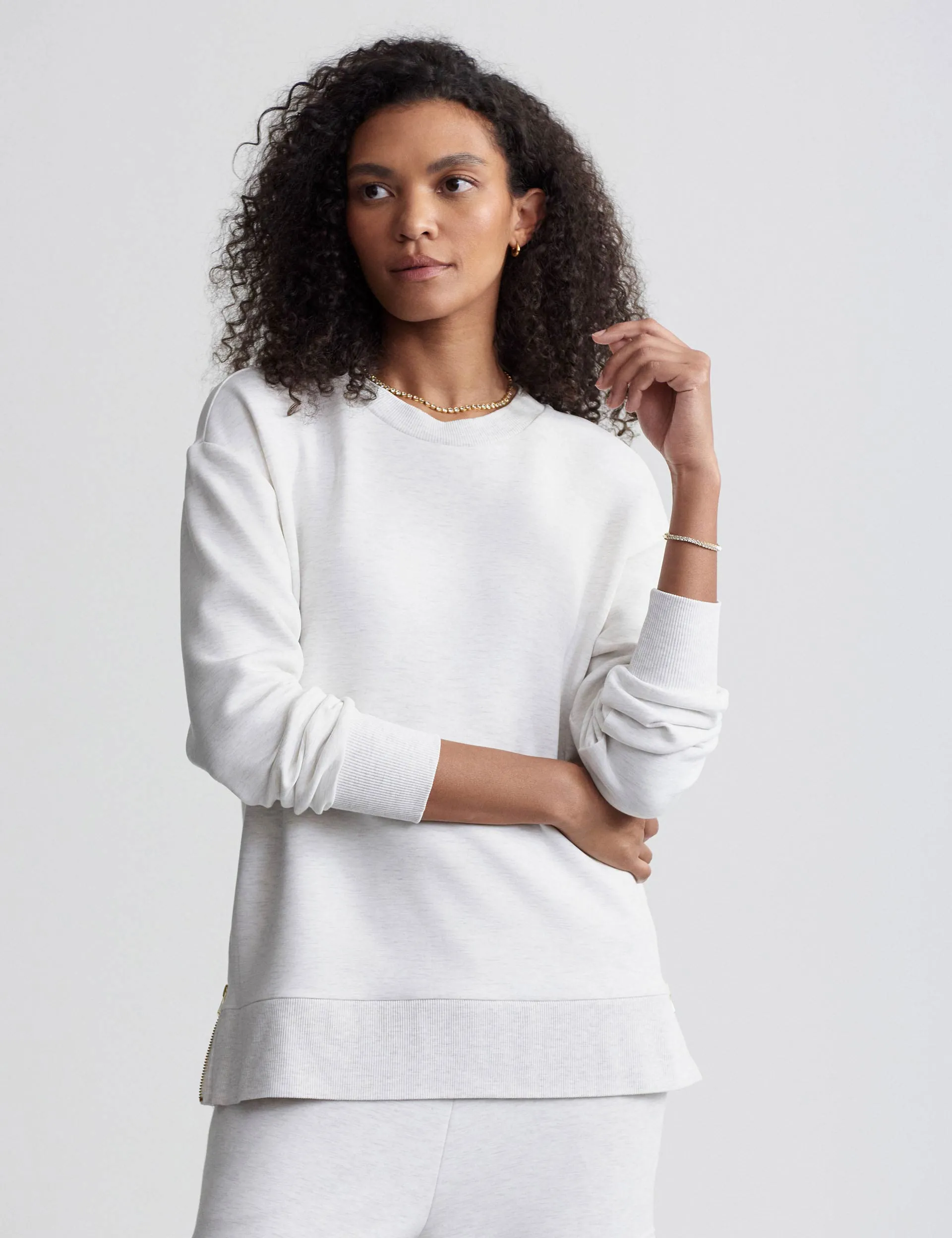 Gabriella Sweat - Elfenbein Marl