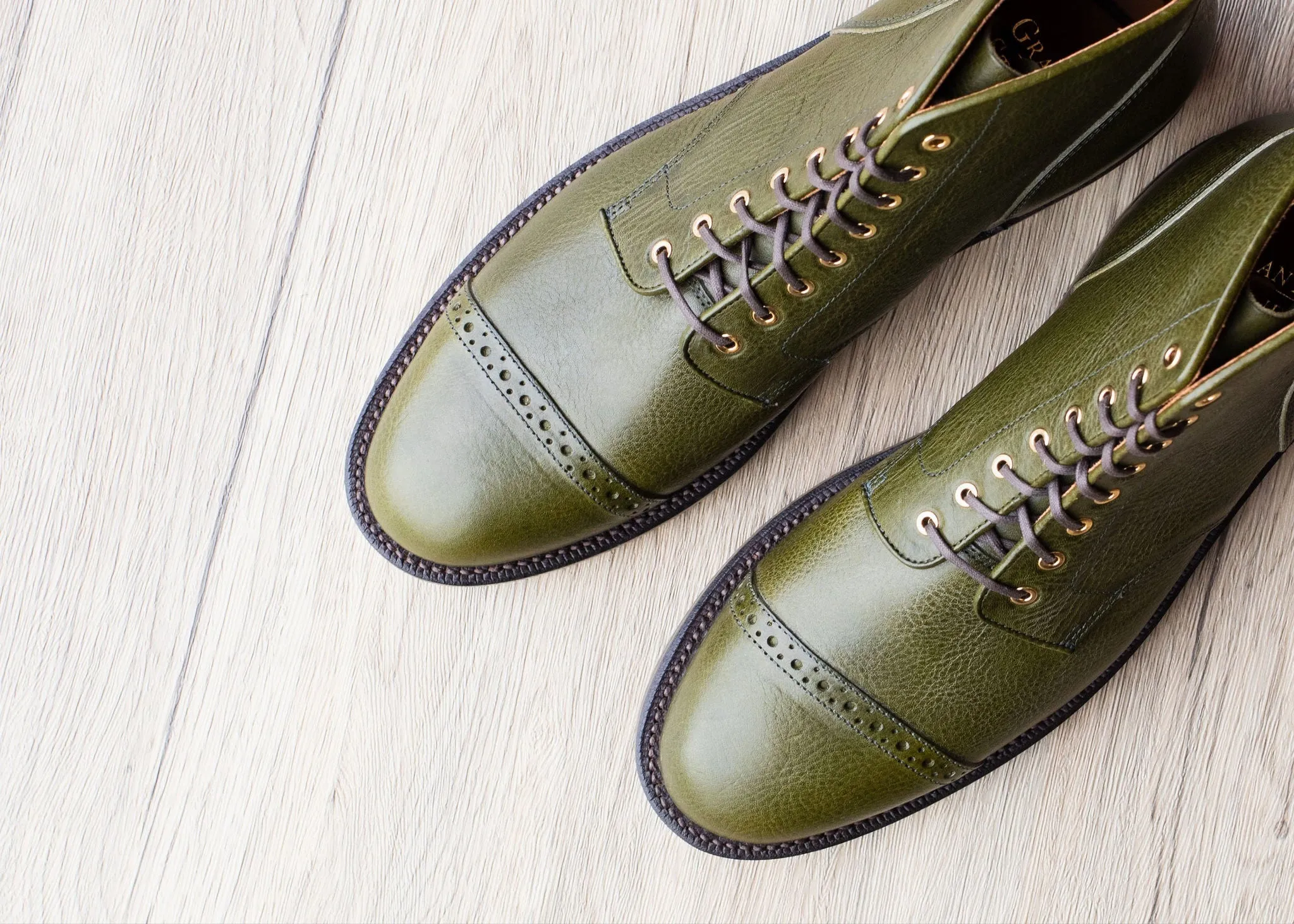 Garrison Boot Olive Minerva Box
