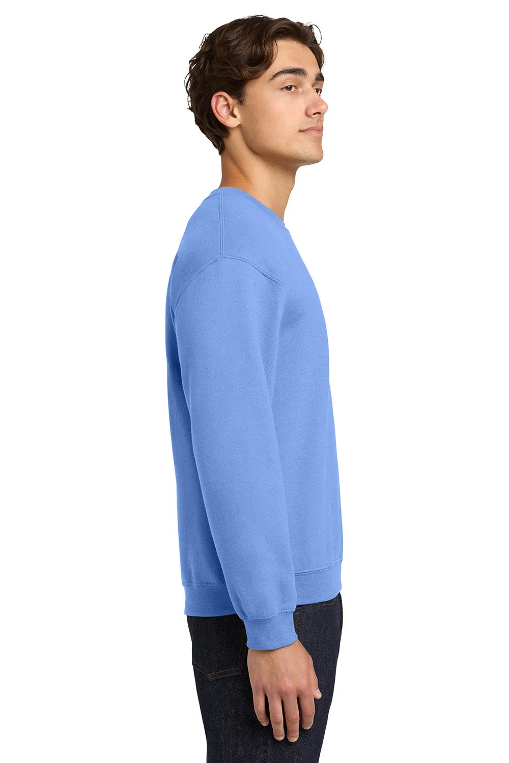 Gildan Herren Fleece Crewneck Sweatshirt mit Pillenresistenz - Carolina Blau