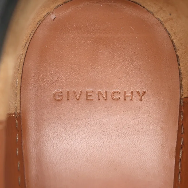 Givenchy Two-Tone Spitzen-Slip-On-Skateschuhe Schwarz & Weiß Größe 41