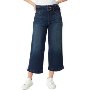 Gloria Vanderbilt Damenbundweite Cropped-Jeans mit weiter Beinweite