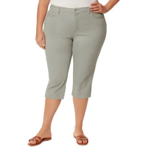 Gloria Vanderbilt Damen Plus Amanda Denim Schlankmachende Capri-Hosen