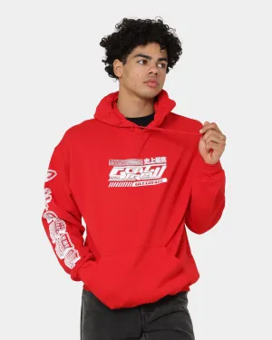 Goat Crew Anime Kapuzenpullover Rot