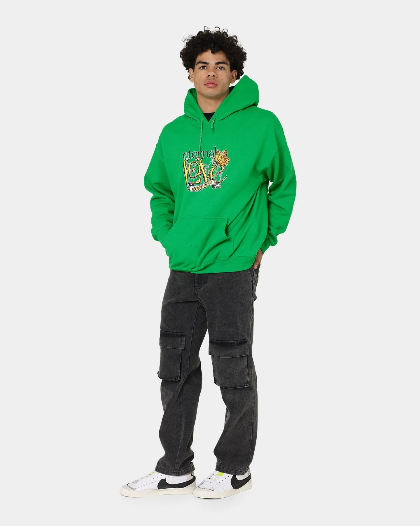 Goat Crew Ewige Liebe Kapuzenpullover Grün