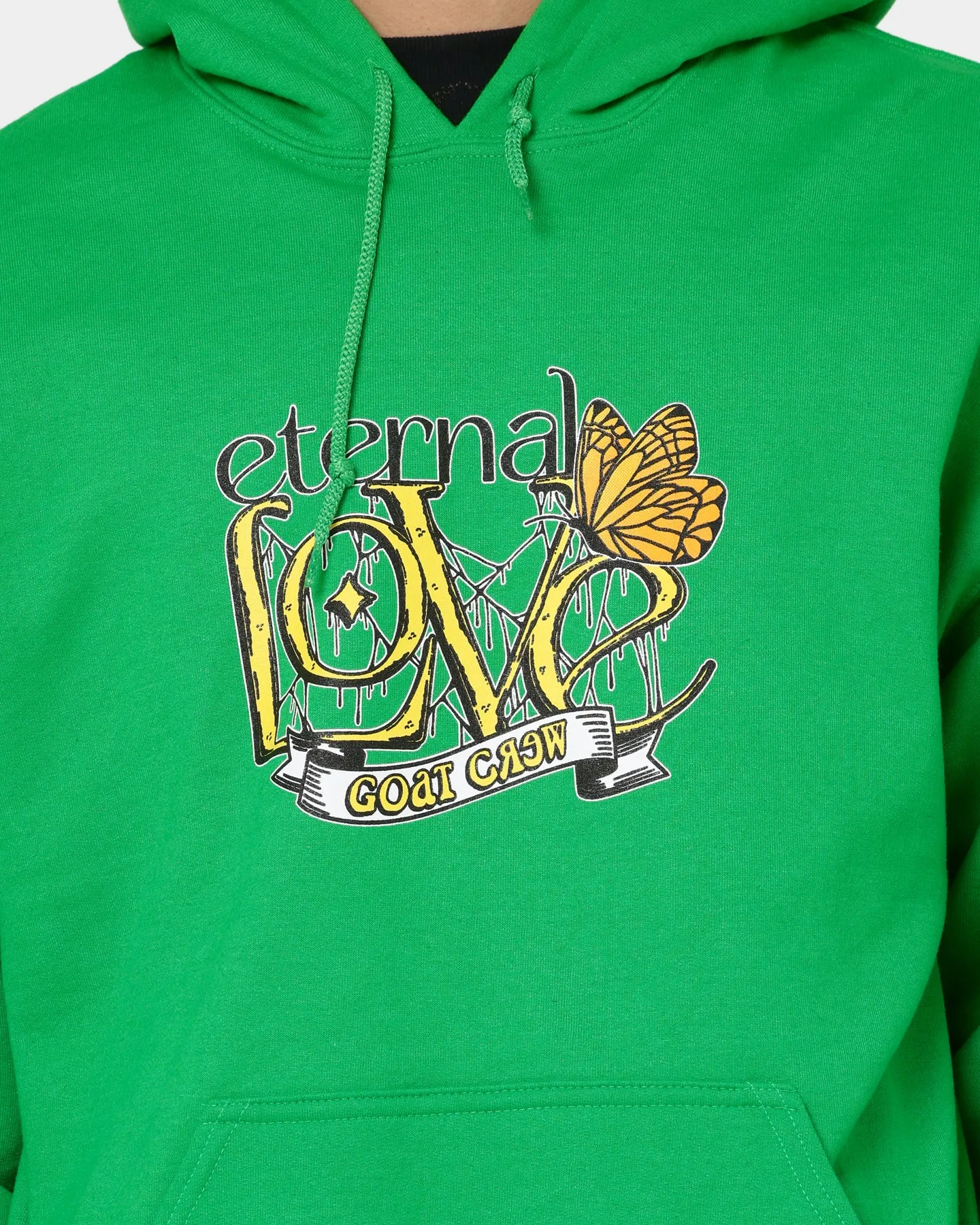 Goat Crew Ewige Liebe Kapuzenpullover Grün