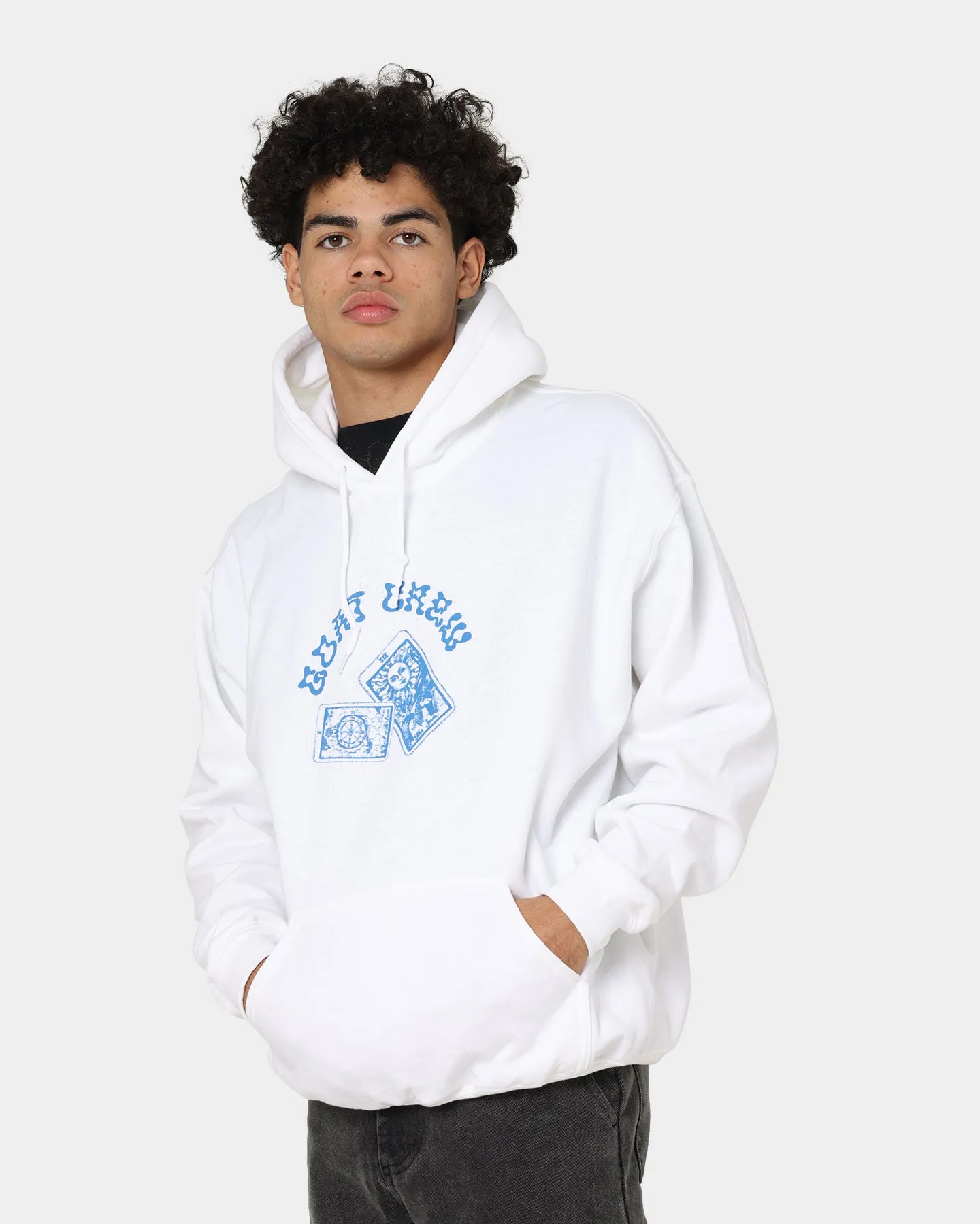 Goat Crew Kilroy Kapuzenpullover Weiß