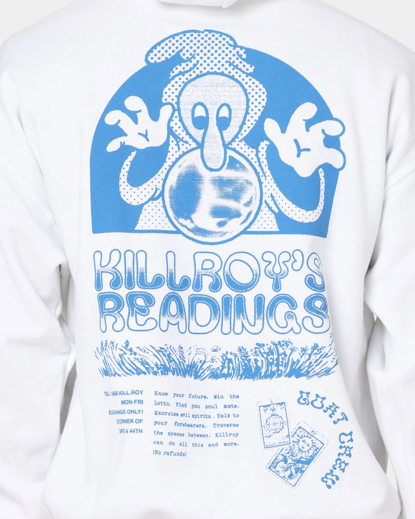Goat Crew Kilroy Kapuzenpullover Weiß