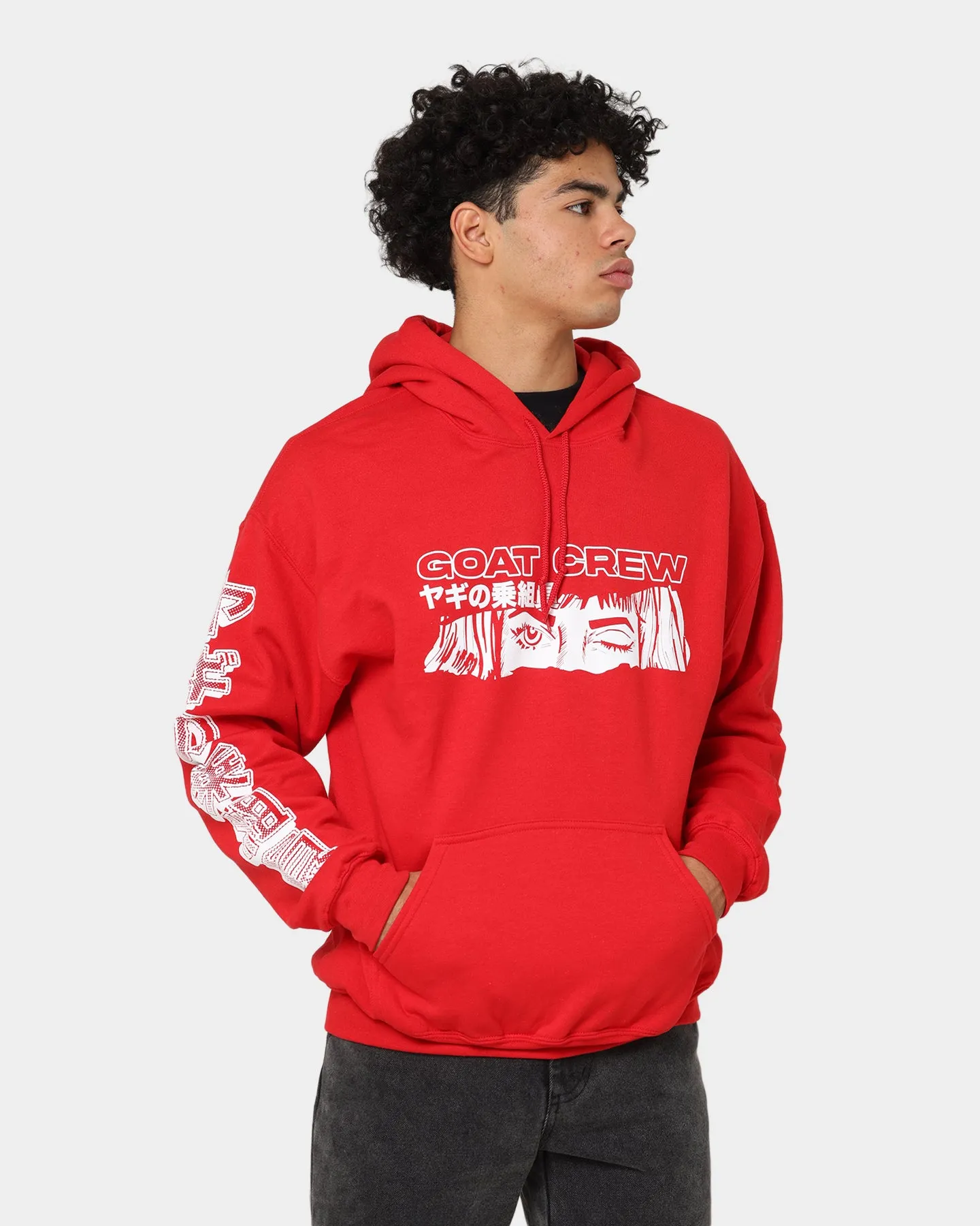 Goat Crew Niseko Kapuzenpullover Rot