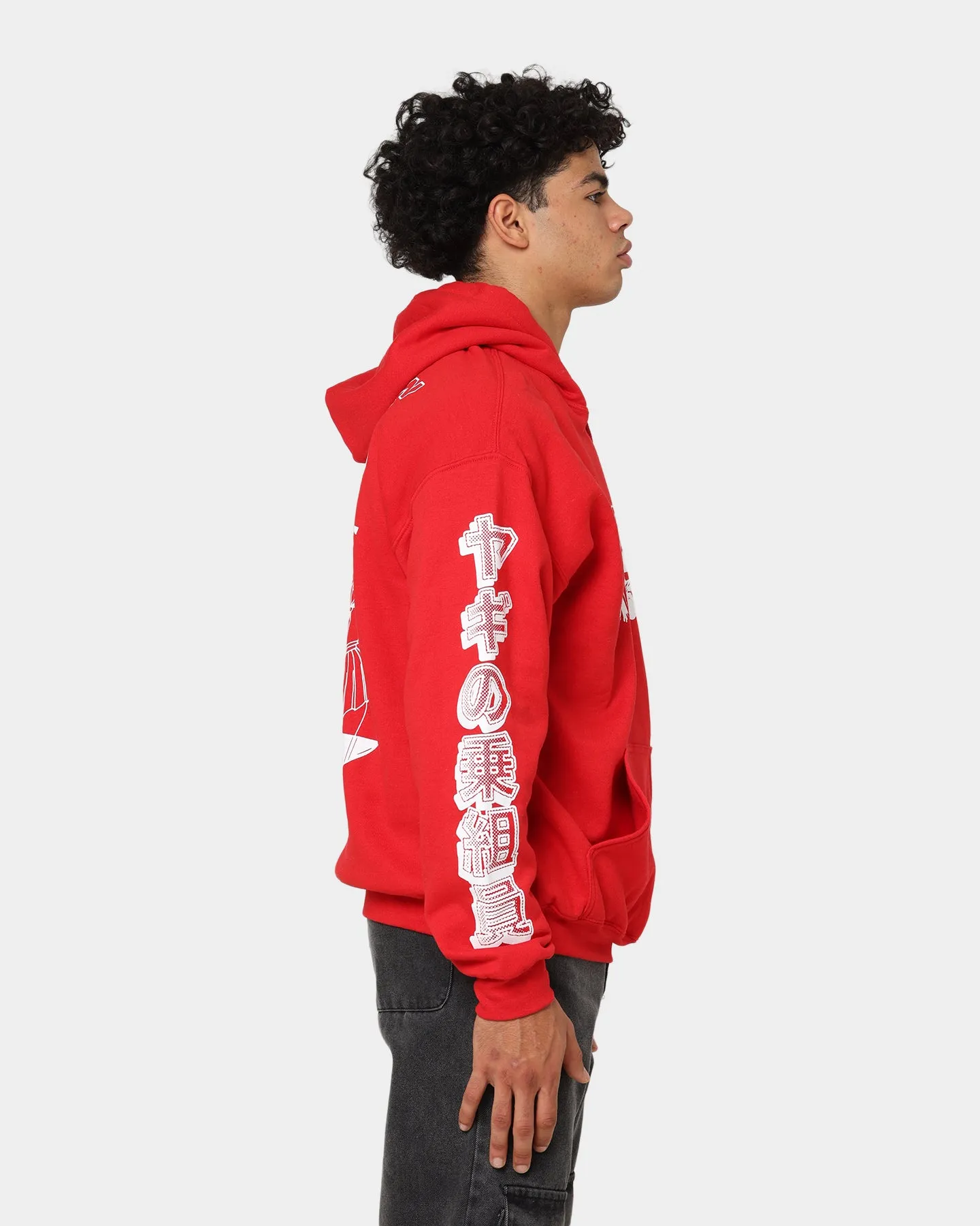 Goat Crew Niseko Kapuzenpullover Rot