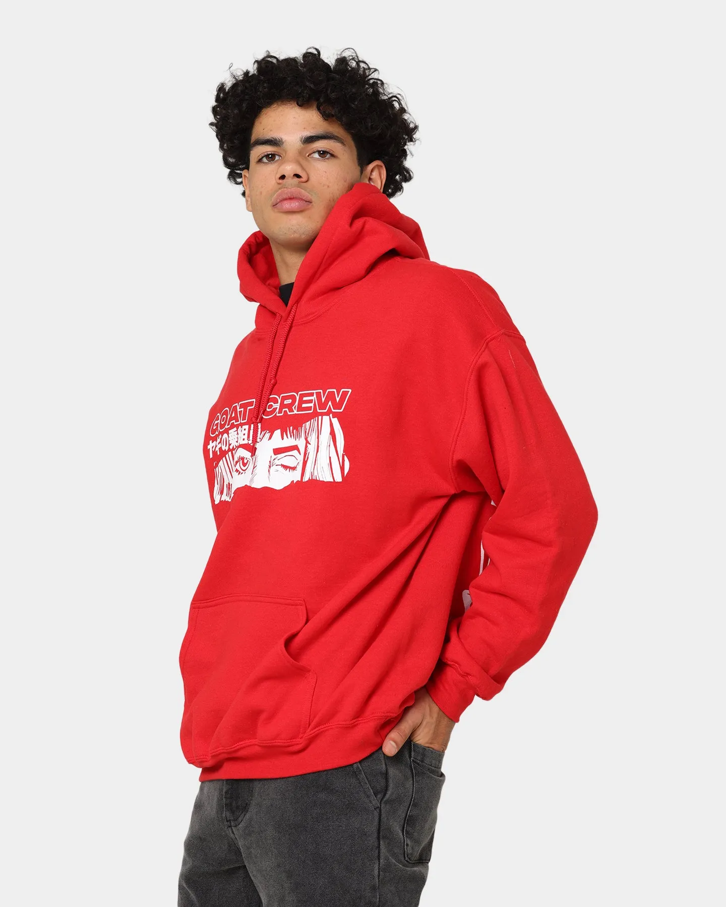 Goat Crew Niseko Kapuzenpullover Rot