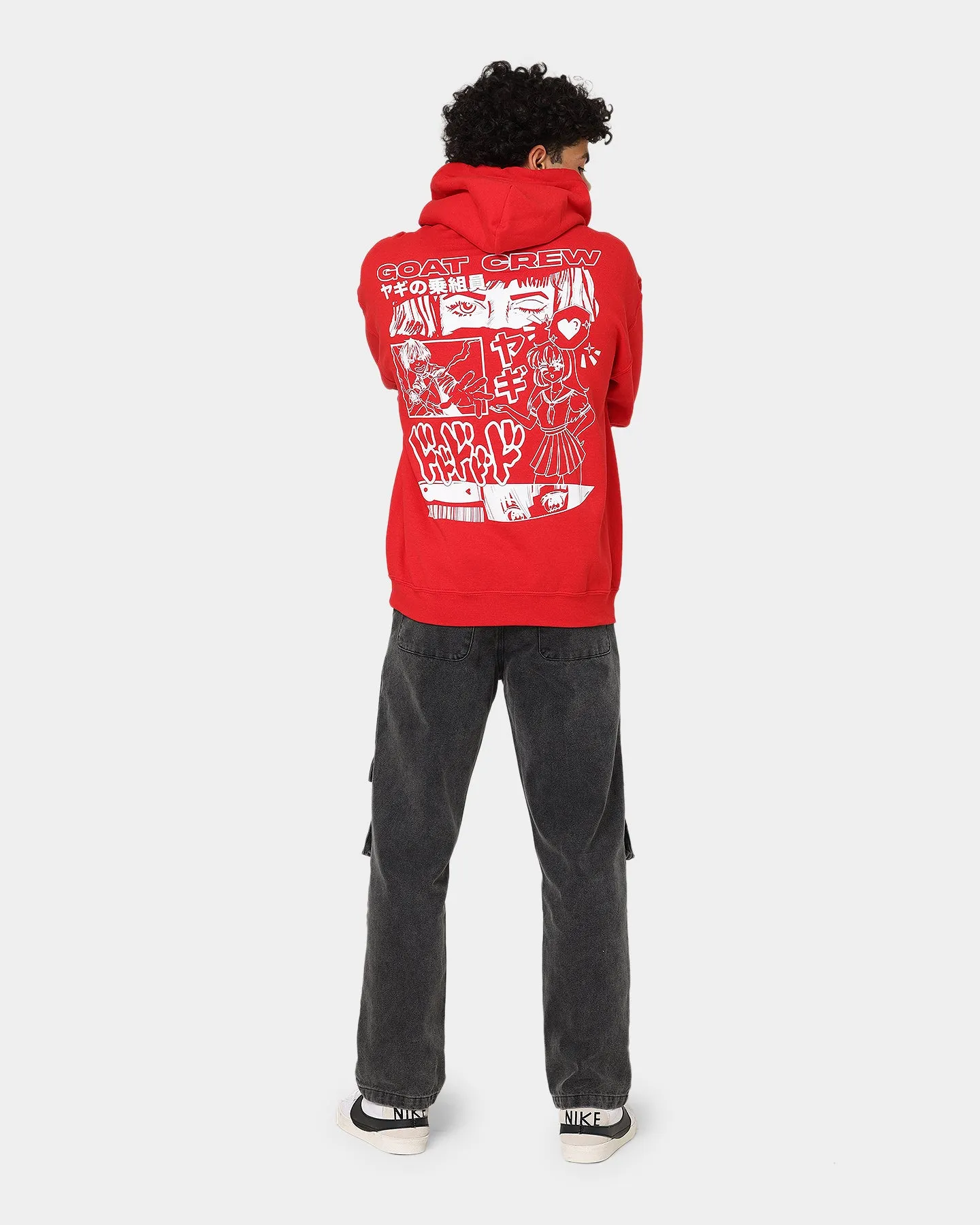 Goat Crew Niseko Kapuzenpullover Rot