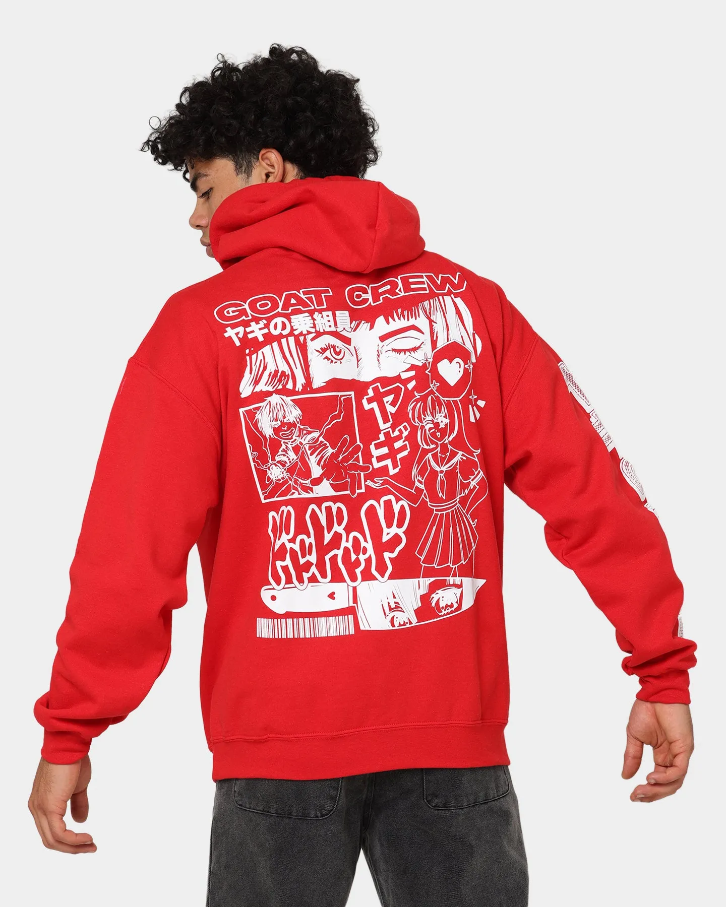 Goat Crew Niseko Kapuzenpullover Rot