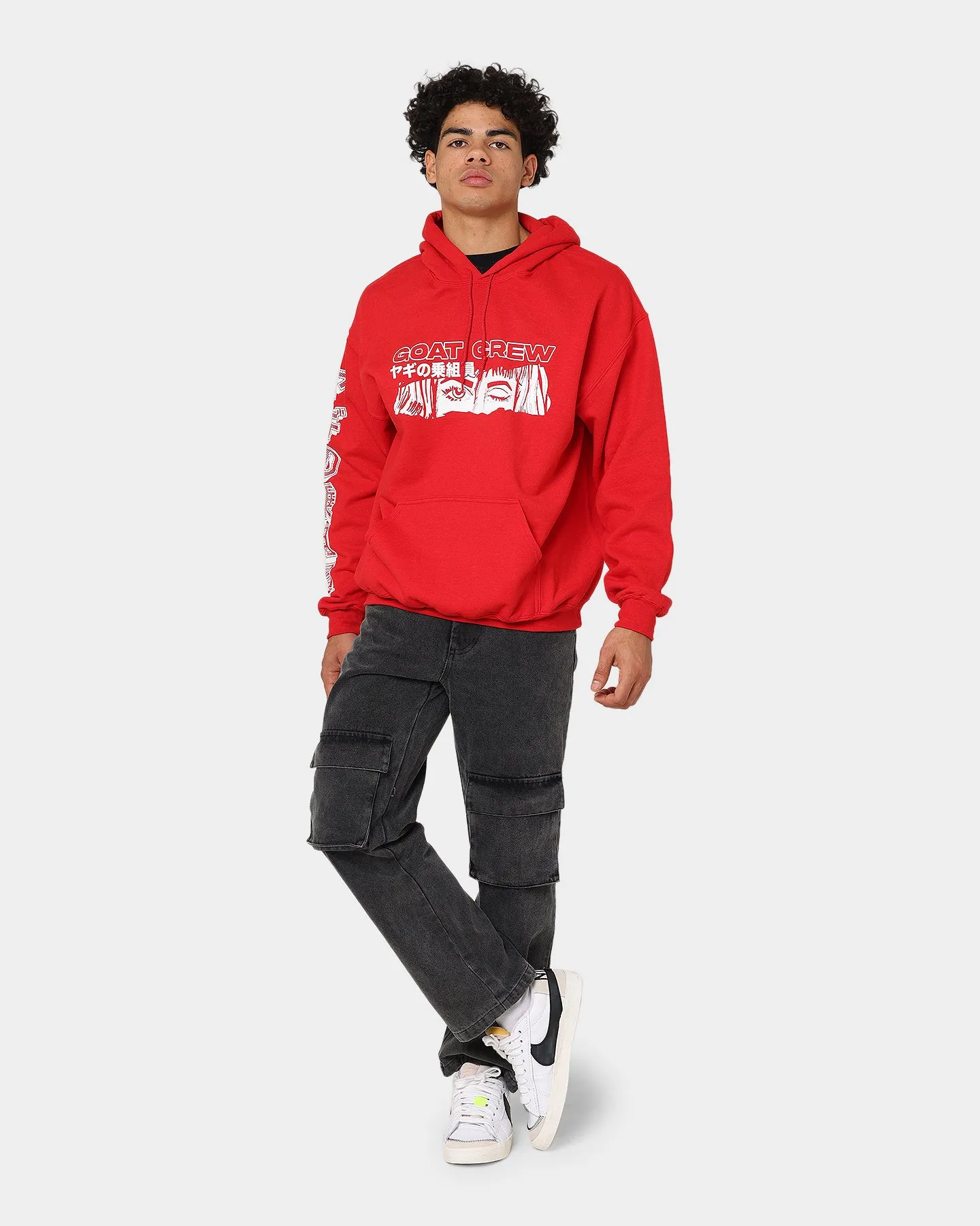 Goat Crew Niseko Kapuzenpullover Rot