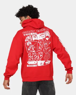 Goat Crew Niseko Kapuzenpullover Rot