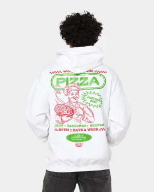 Goat Crew Pizzeria Kapuzenpullover Weiß
