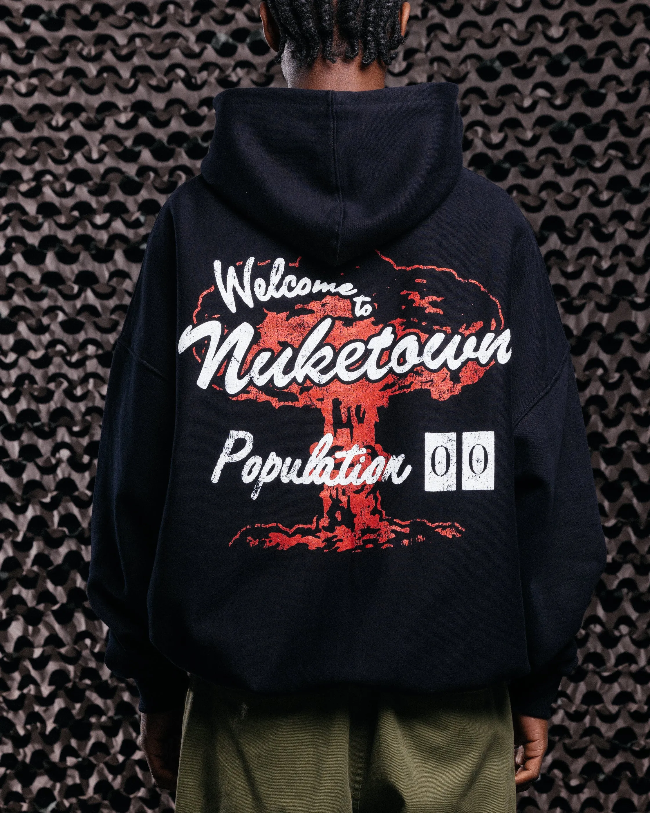 Goat Crew X Call Of Duty Nuketown Premium Kapuzenpullover Schwarz