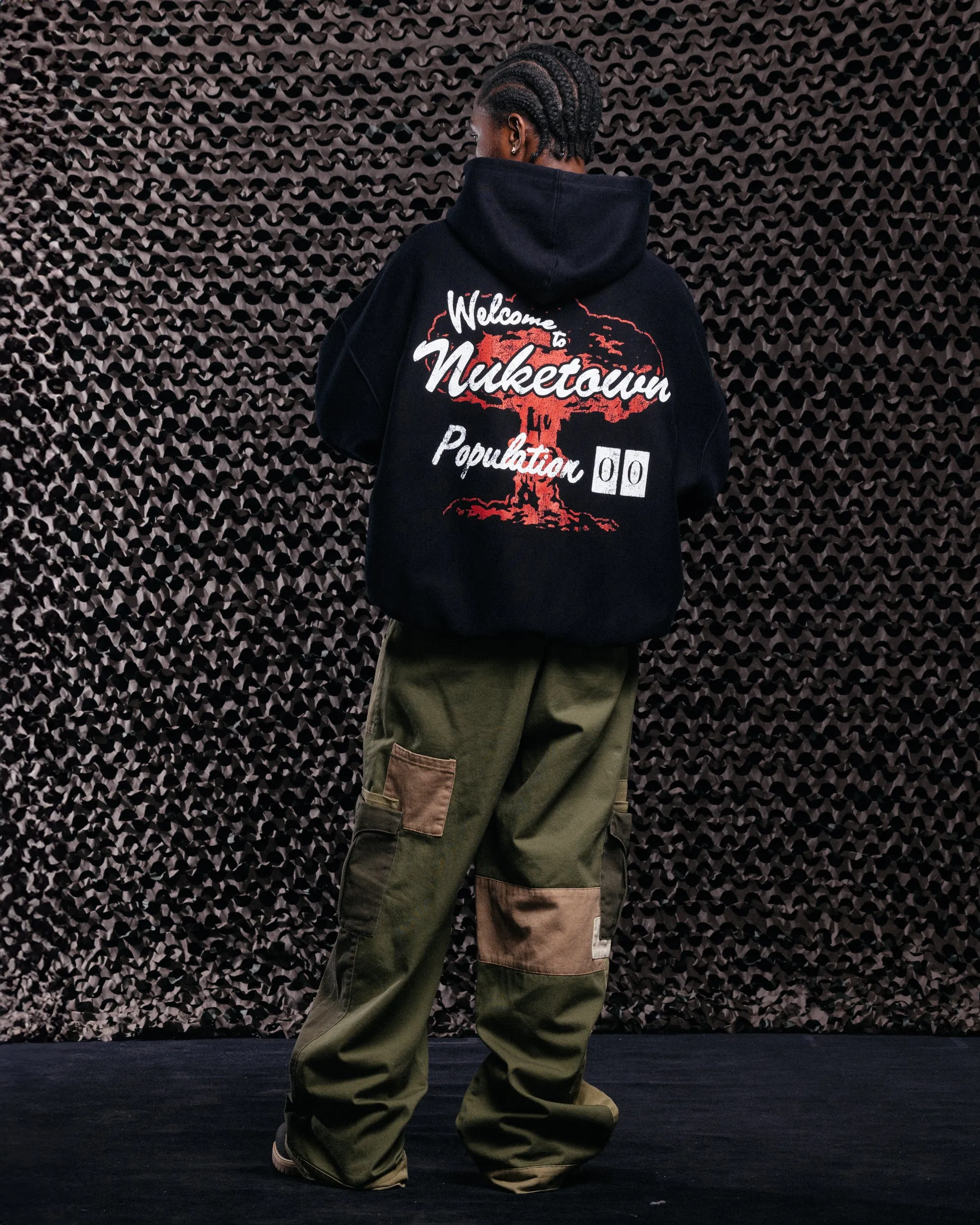 Goat Crew X Call Of Duty Nuketown Premium Kapuzenpullover Schwarz