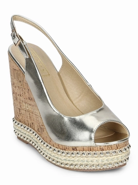 Gold Back Strap Wedges