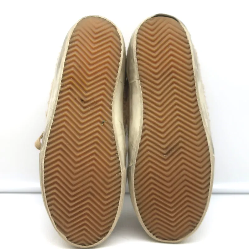 Golden Goose Superstar Shearling Low-Top Sneakers Beige Größe 36