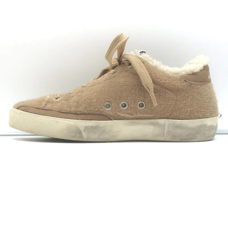 Golden Goose Superstar Shearling Low-Top Sneakers Beige Größe 36
