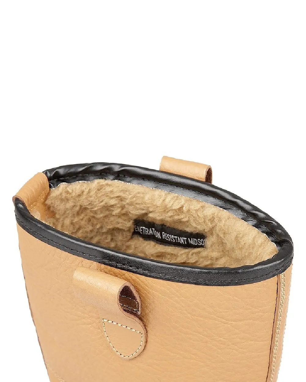 Grafters Braungefärbte Leder Sicherheitsstiefel Grafters Schuhe
