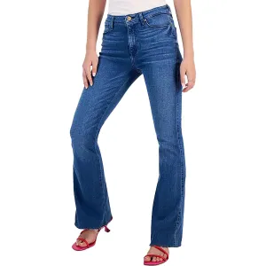 Guess Damen Mid Rise Jeans in mittlerer Waschung mit Schlag