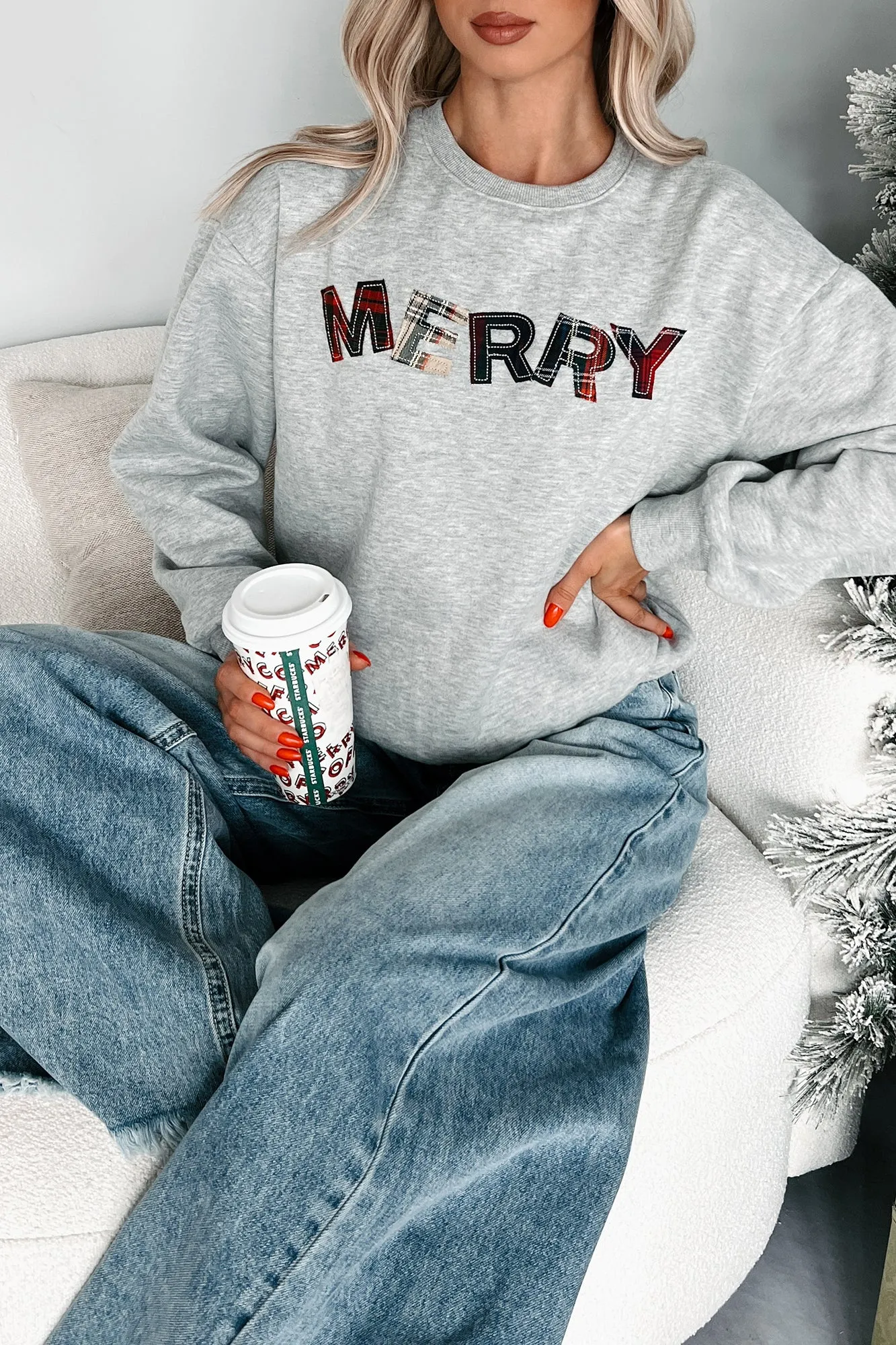 Happy For The Holidays Plaid 