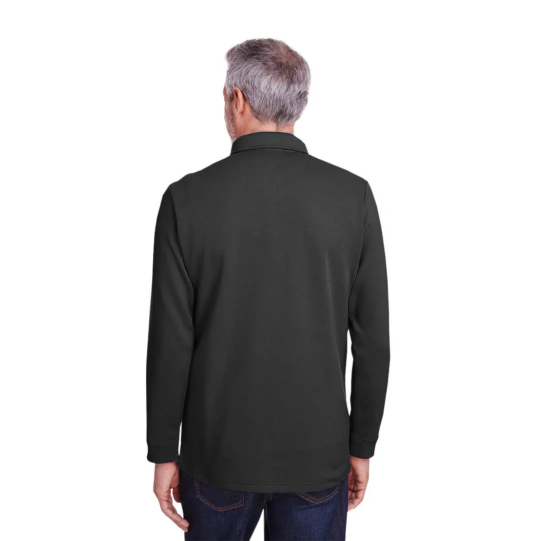 Harriton - Herren Fleece-Pullover mit Stainbloc-Piqué (M709 MY)
