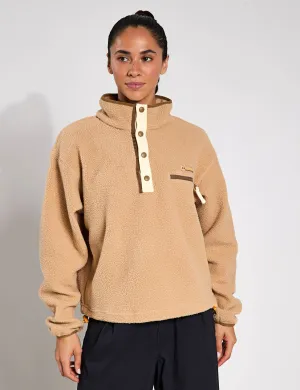 Helvetia II Cropped Sherpa Half Snap Fleece - Kanu