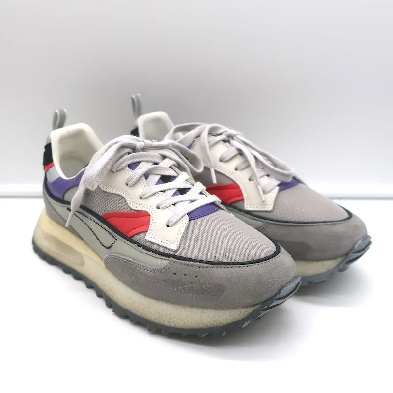 Hidnander Threedome.Zero Low Top Sneakers Hellgrau Größe 37 NEU