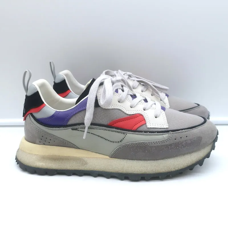 Hidnander Threedome.Zero Low Top Sneakers Hellgrau Größe 37 NEU