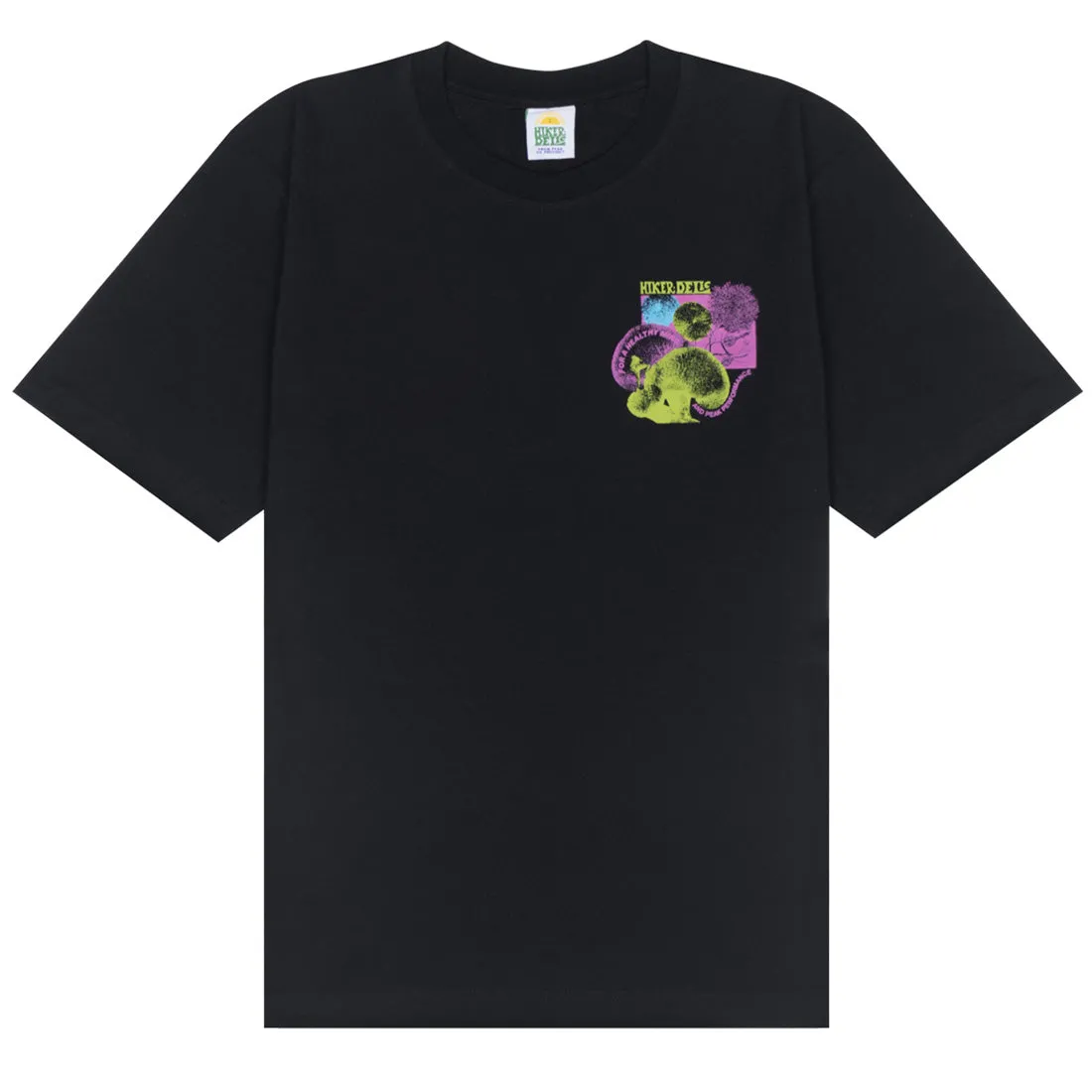 Hikerdelic Sporeswear SS T-Shirt Schwarz