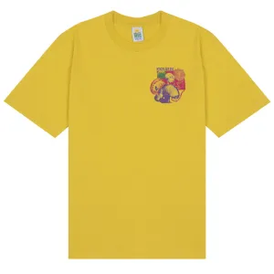 Hikerdelic Sporeswear SS T-Shirt Gewaschen Gelb