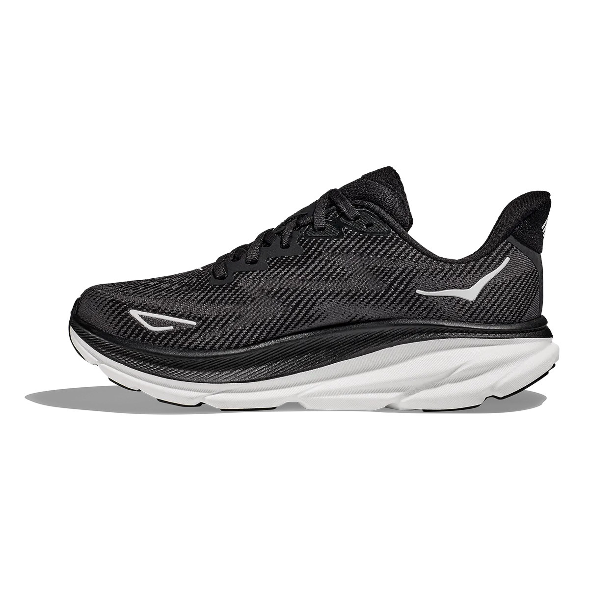 Hoka Clifton 9 - Schwarz - Weiß