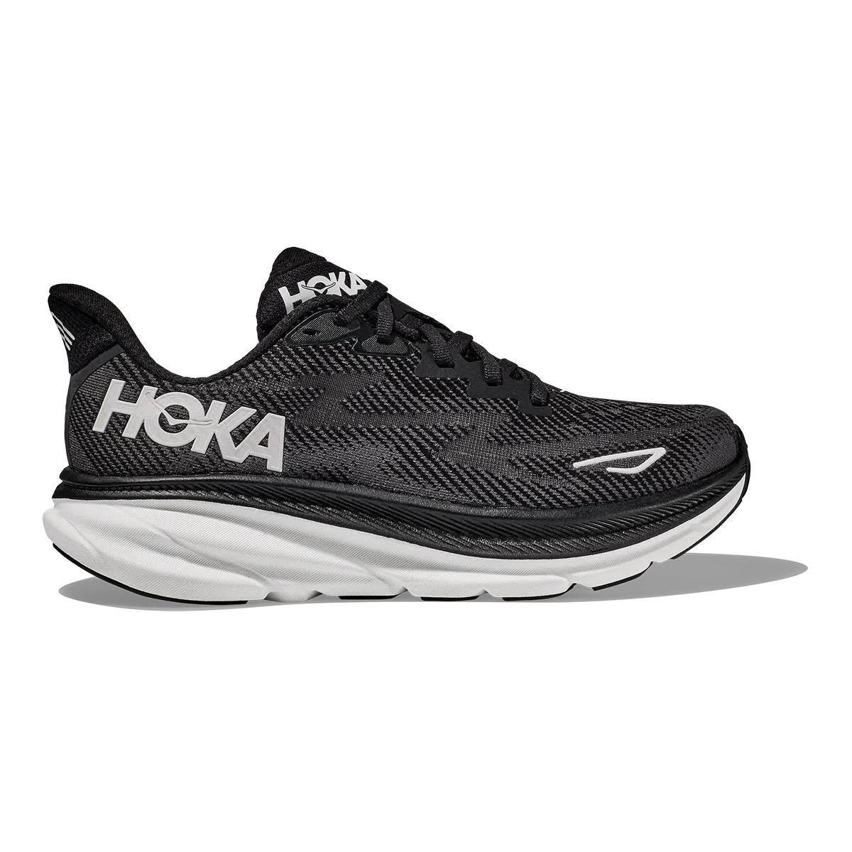 Hoka Clifton 9 - Schwarz - Weiß