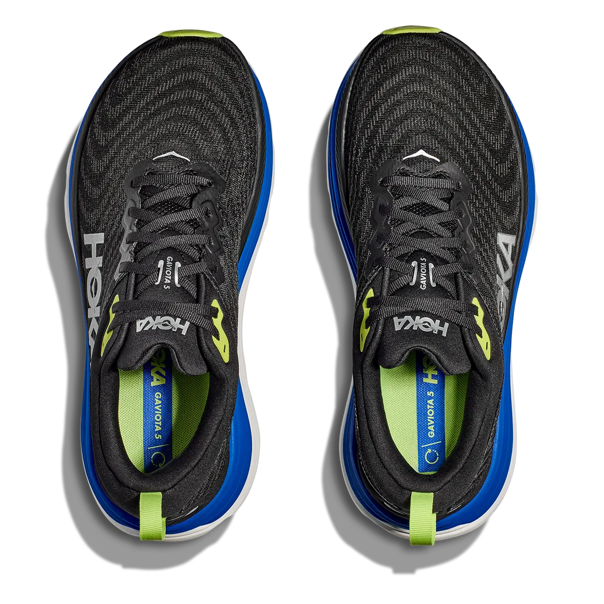 Hoka Gaviota 5 - Schwarz - Elektrisches Kobalt