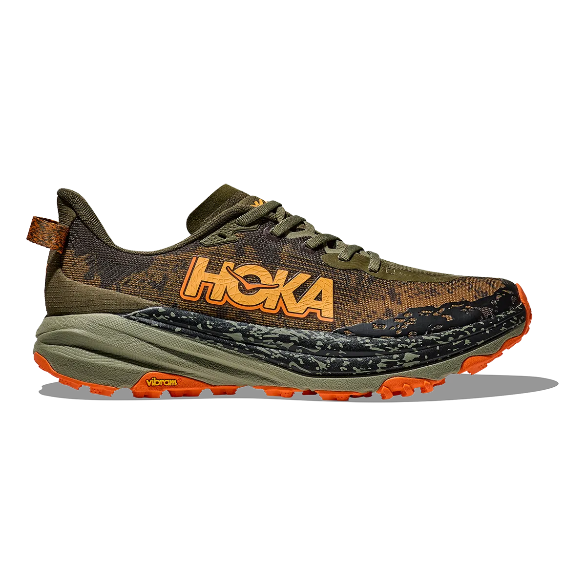 Hoka Speedgoat 6 - Antike Olive - Kürbis