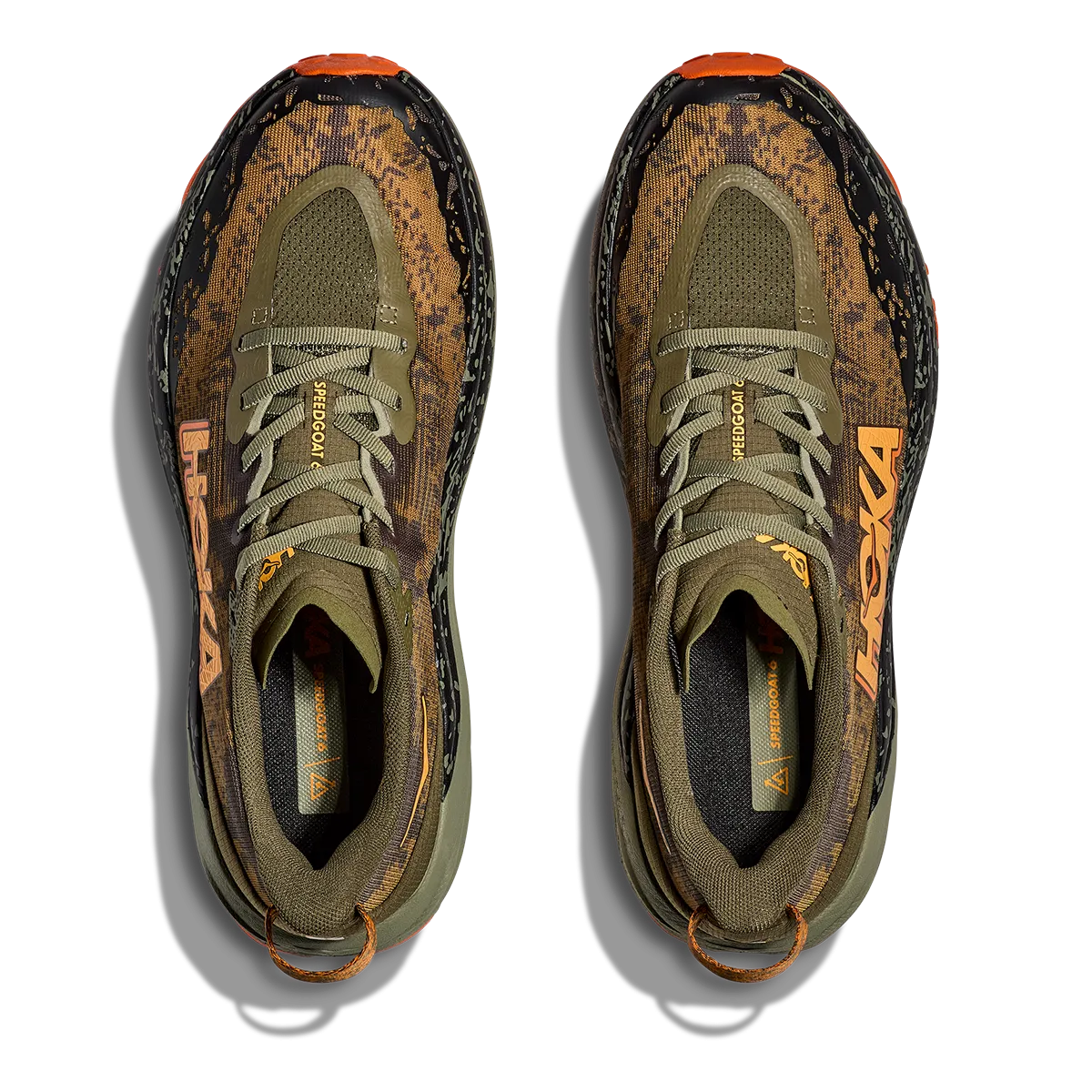 Hoka Speedgoat 6 - Antike Olive - Kürbis