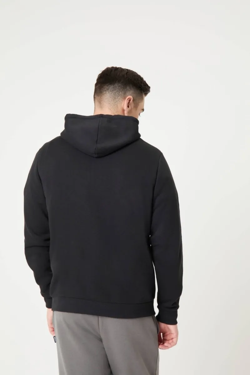 INSPORT HERREN ALASKA FULL ZIP HOODED SCHWARZE JACKE