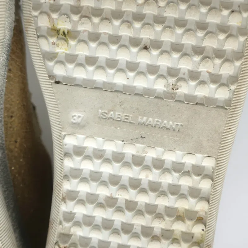 Isabel Marant Beth Blitz-Sneaker Gold Metallic Rissleder Größe 37