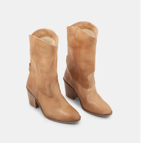 Ivylee Silja Beige Leder - LETZTES PAAR Größe 38 Schuhe_Ivy-Lee