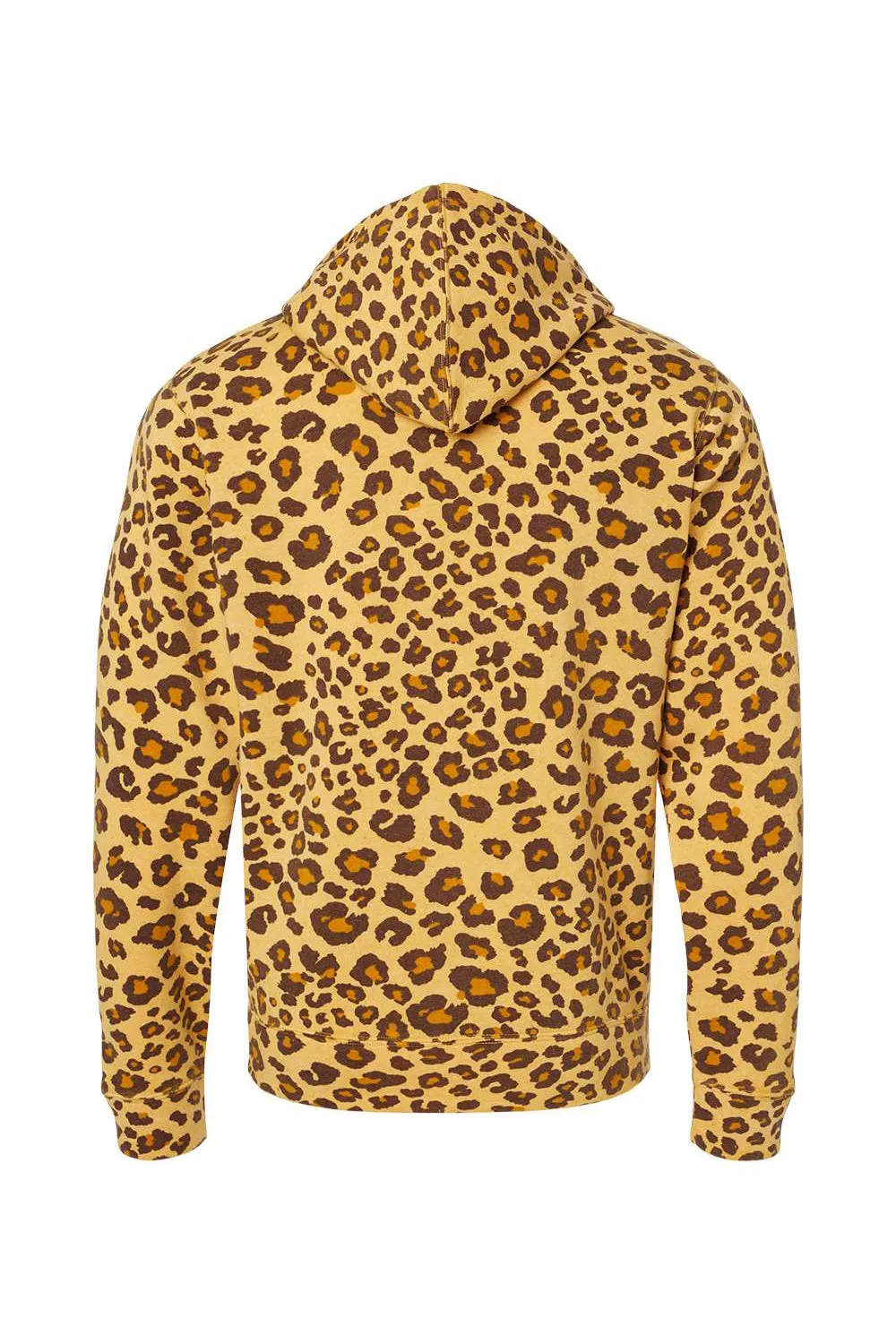 J America Herren Fleece Kapuzenpullover Hoodie mit Kangaroo-Tasche - Leopard