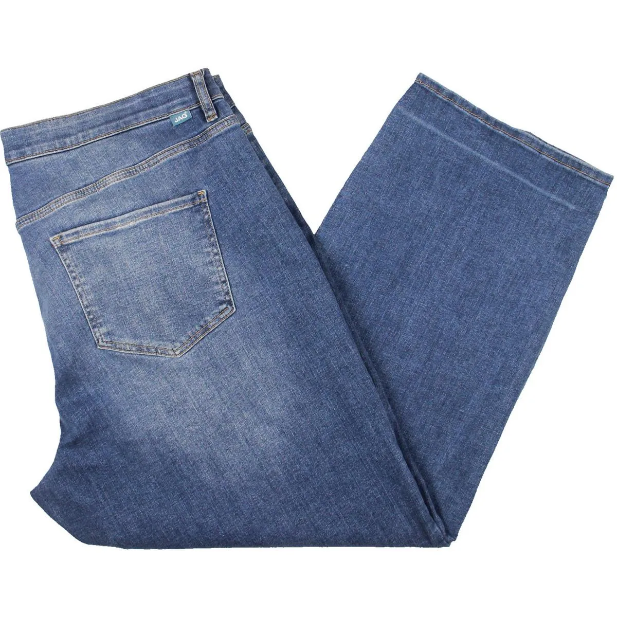 Jag Jeans Damen Plus High Rise Whisker Wash Straight Leg Jeans