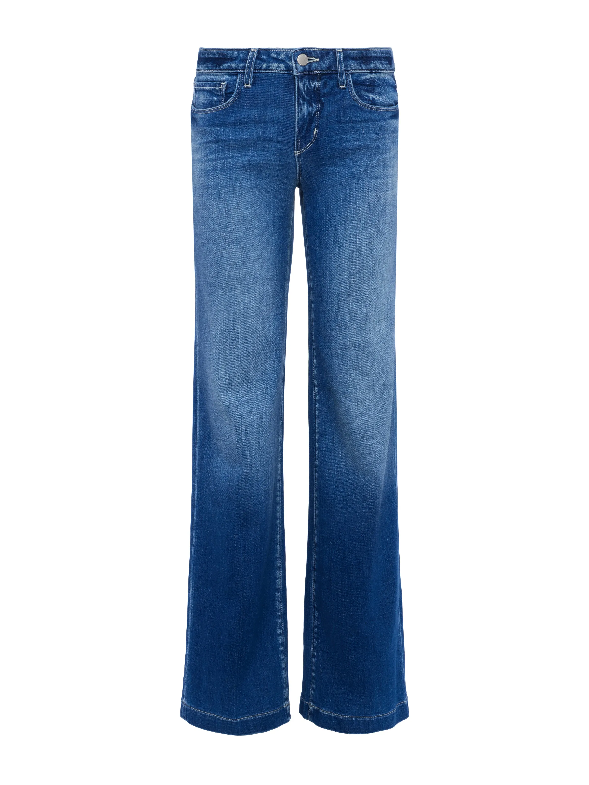 Joanne Low-Rise Weitbeinjeans