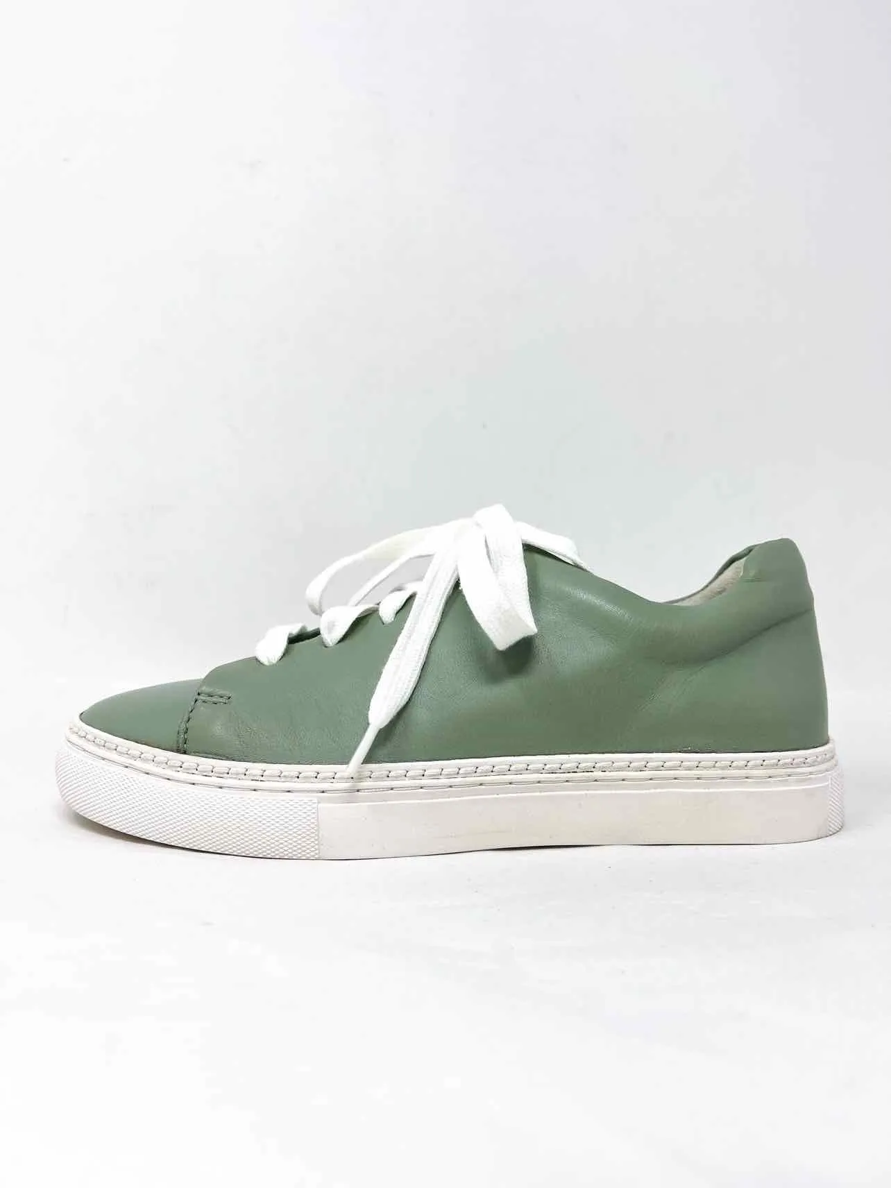 Johnston & Murphy Größe 6 Salbei/Weiß Schnürschuhe Ledersneaker