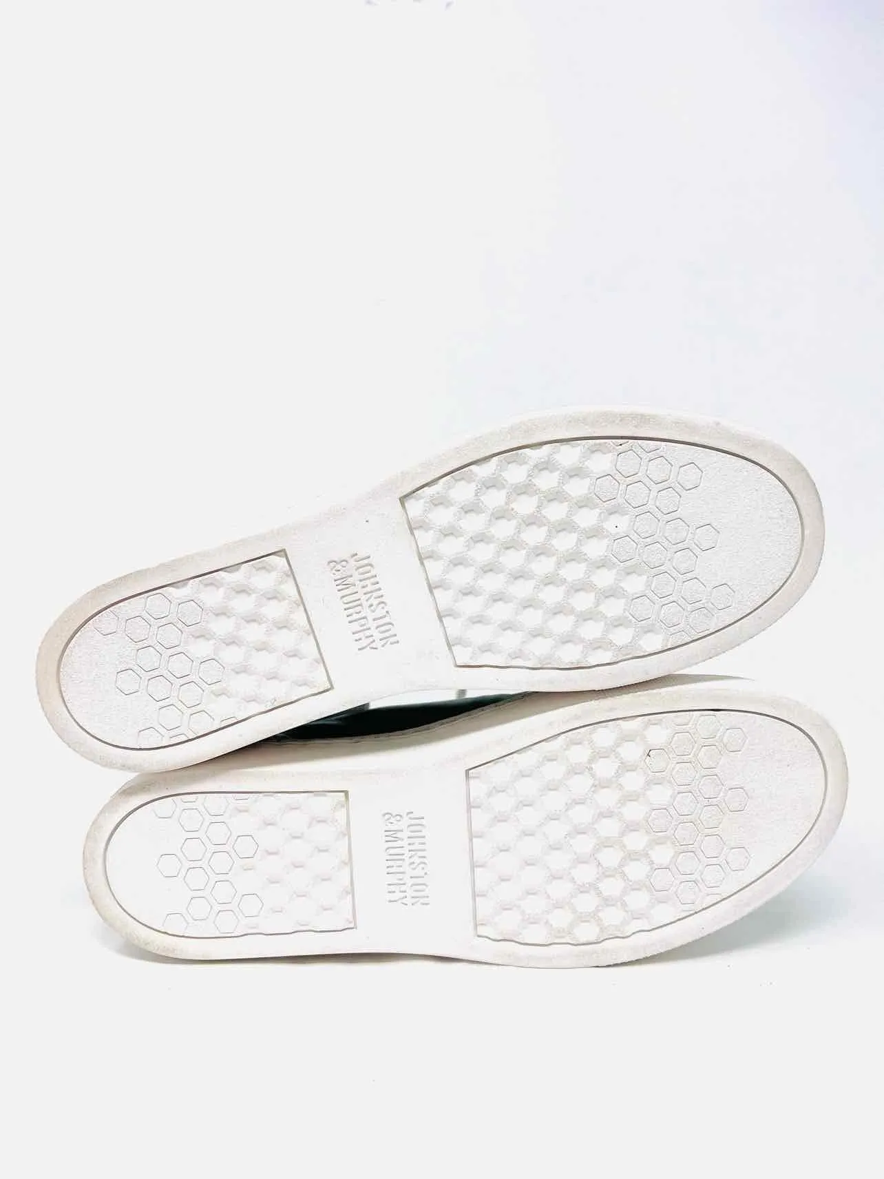 Johnston & Murphy Größe 6 Salbei/Weiß Schnürschuhe Ledersneaker