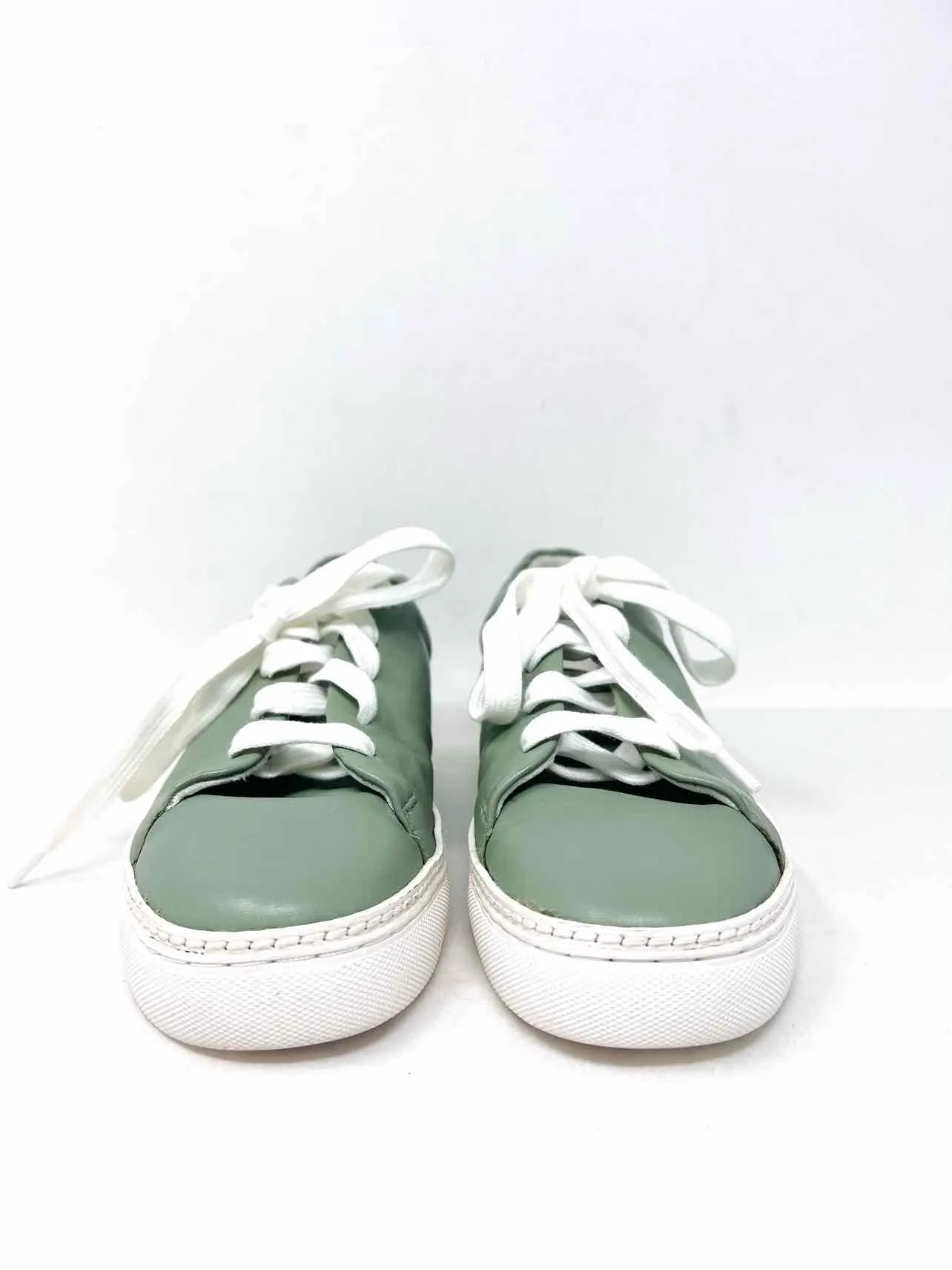 Johnston & Murphy Größe 6 Salbei/Weiß Schnürschuhe Ledersneaker
