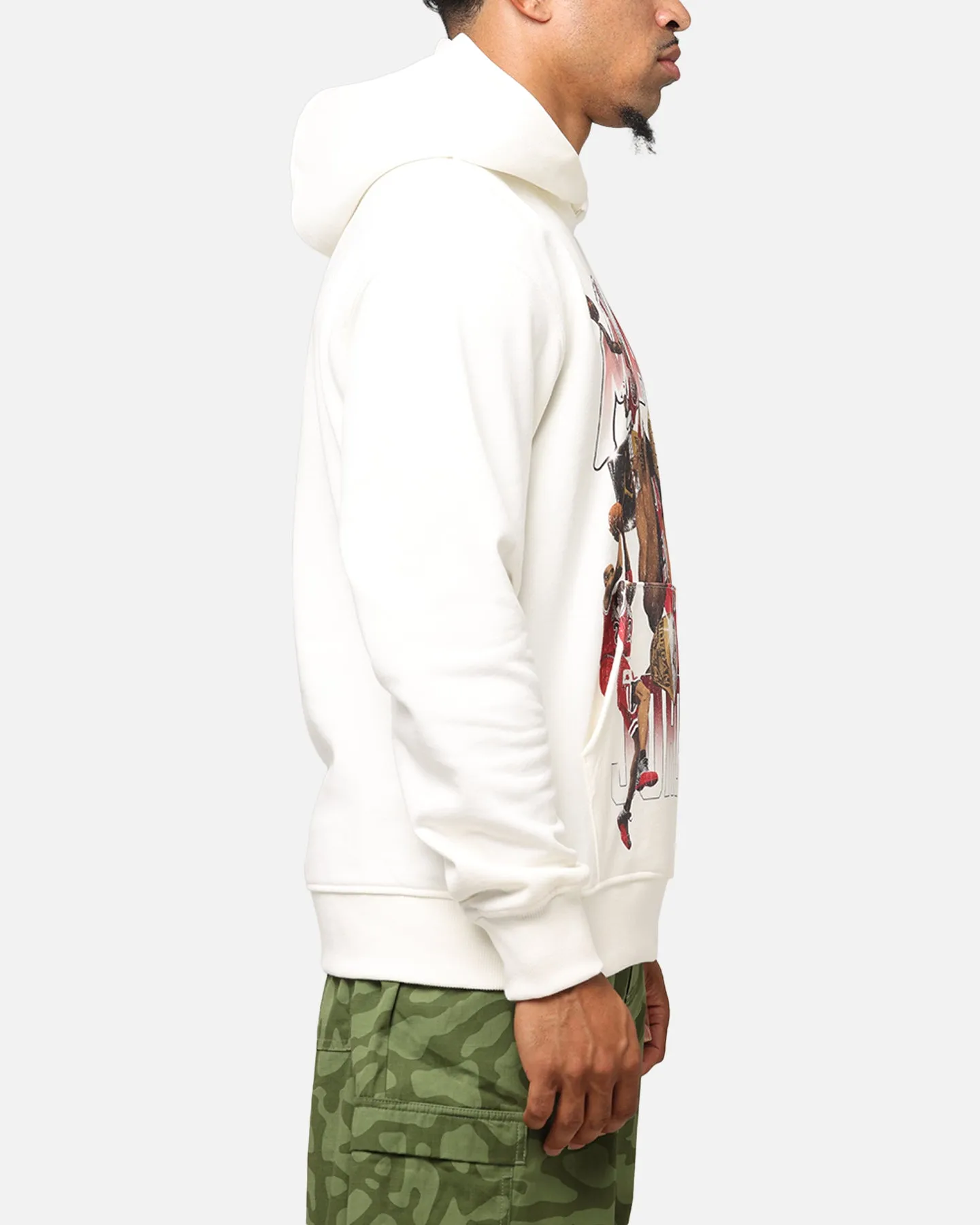 Jordan Jumpman Flight Graphic Fleece Pullover Kapuzenpullover Segel